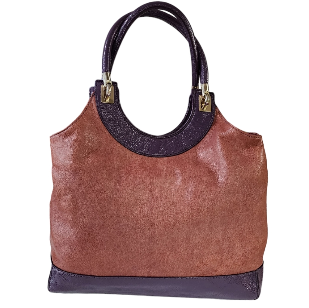 Kate Spade Islington Joanna Amethyst Purple Patent Leather Tote Medium Size - Picture 2 of 16
